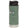 Термокружка Stanley Classic 1-Hand 0,35 л (10-01569-005), тёмно-зелёная